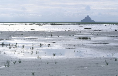 France, Mont-Saint-Michel Bay