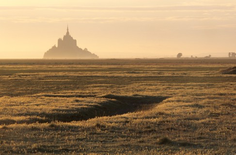 France, Mont-Saint-Michel Bay