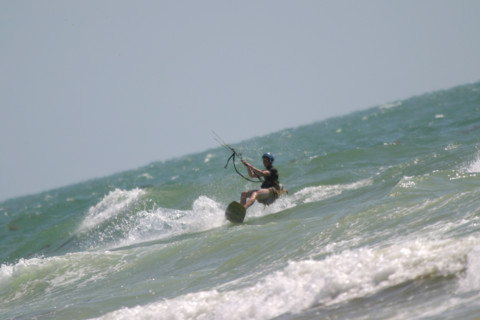 France, Basse Normandie, Manche, Cotentin, plage de Coutainville, sports de glisse, kite surf, cerf volant, mer,