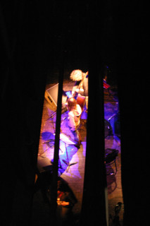 France, Normandie, Manche, coutances, festival jazz sous les pommiers 2006, balances au theatre, technique, coulisses,