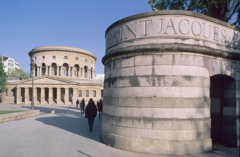 france, Paris 19e, rotonde de la villette
place stalingrad,