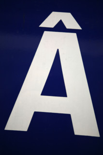 France, Paris 1e- station chatelet, detail lettre a de chatelet,
