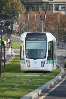 France, Paris 15e, tramway, boulevards des marechaux, RATP, tramway, entre pont du garigliano et balard
