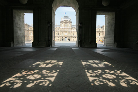 france, Paris 1er, arcades, cour carree du Louvre, musee,