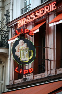 France, neon light