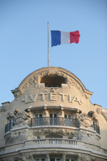 France, Paris 7e, hotel Lutetia, palace, fronton, boulevard raspail,