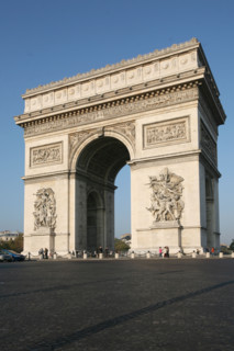 France, Paris 8e, -avenue des champs elysee, arc de triomphe, place de l'etoile