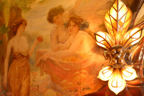 Maxim's restaurant in Paris, wall light