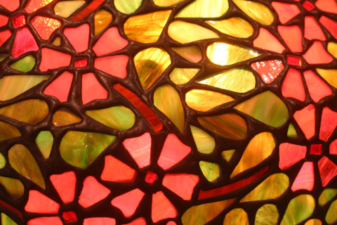 Lampe Tiffany (détail)