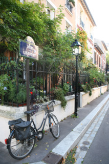 France, small houses around rue brillat-savarin