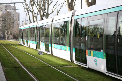 France, Paris 13e - tramway bd kellerman, RATP