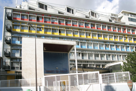France, paris 13e, immeuble de l'armée du salut, architecte Le corbusier, 12 rue Cantagrel
