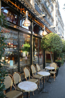 France, Paris 14e, Montparnasse, boulevard du Montparnasse, brasserie le dome, terrasse,