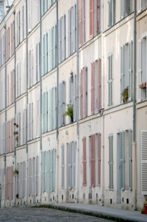 France, Paris 14e, boulevard Raspail, cite d'enfer, maisons