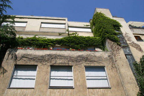 France, paris 16e, rue Mallet Stevens, rue lotie par l'architecte Robert Mallet-Stevens, rue privee, hotel particulier, art deco,