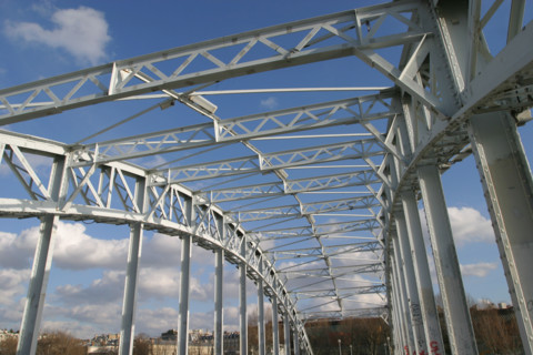 France, metallic bridge