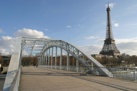 France, metallic bridge
