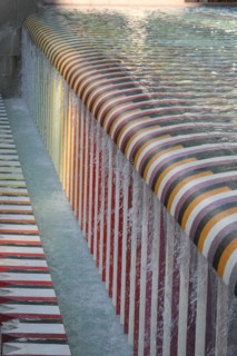 France, hauts de seine, la defense, tours, immeubles, gratte ciel, fontaine monumentale de yaacov agam, eau,