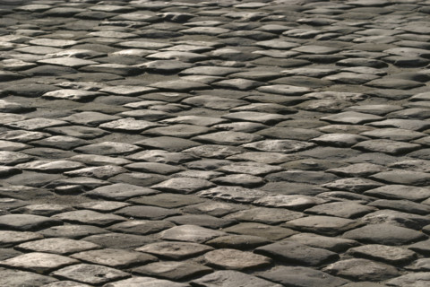 France, Paris 8e arrodissement, paves, detail, sol,