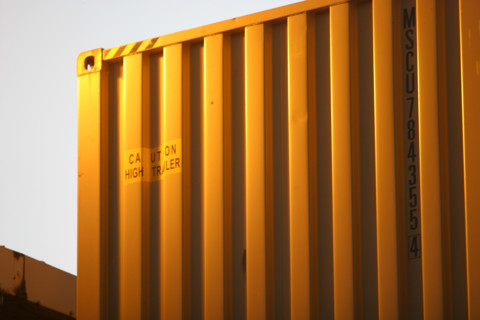 France, Normandie, port de Rouen, conteneurs, containers, commerce international,