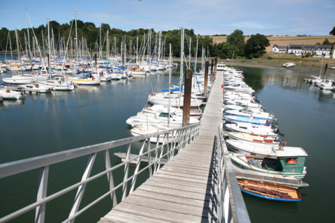 France, Bretagne, Cotes d'Armor, Treguier, port de plaisance, port en eau profonde,