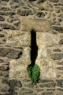 France, Bretagne, Finistere, nord, brest, chateau, detail chateau, musee, marine nationale, fortification, detail mur du chateau, meurtriere,