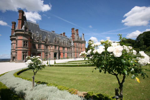 France, Bretagne, Finistere, parc et chateau de Trevarez, jardins, domaine de trevarez, departemental,