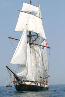 France, Basse Normandie, Manche, Cotentin, Cherbourg, rade, tall ships race 2005, grands voiliers, course,