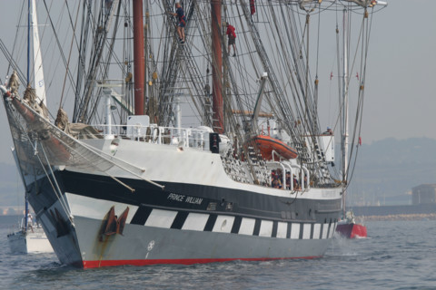 France, Basse Normandie, Manche, Cotentin, Cherbourg, rade, tall ships race 2005, grands voiliers, course, prince william,