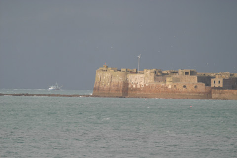 France, Basse Normandie, Manche, Cotentin, Cherbourg, rade, marine nationale, seconde guerre mondiale, fort de l'ile pelee, grande rade est