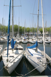 France, Bretagne, Morbihan, lorient, port de plaisance, bassin, bateaux de plaisance, quai des indes,