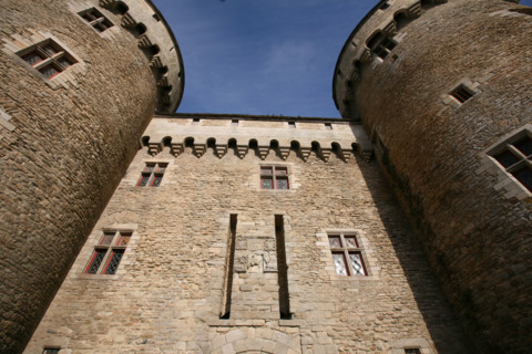 France, Bretagne, Morbihan, golfe du Morbihan, presqu'ile de rhuys, sarzeau, chateau de suscinio, tours, entree,