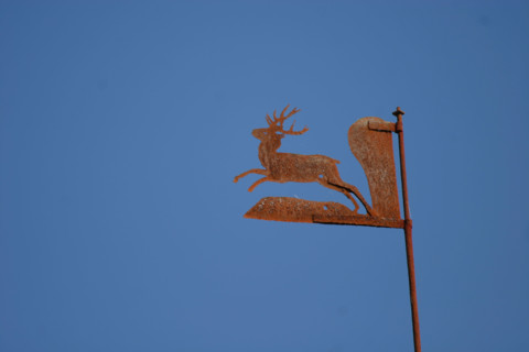 Girouette d'un manoir à Moulicent