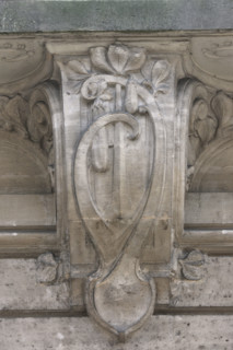 Building 134 rue de Grenelle in Paris (detail)