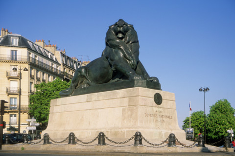 France, denfert rochereau square