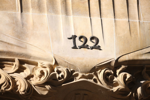 Hôtel Guimard à Paris (détail)