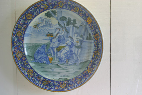 France, Haute Normandie, Seine Maritime, Rouen, musee de la ceramique, 1 place faucon, ancien hotel d'hocqueville, vieux Rouen, plat,