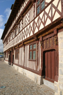 France, Haute Normandie, Seine Maritime, pays de Caux, Saint-Valery-en-Caux, maison Henri IV, colombages, pans de bois, decor, office du tourisme,