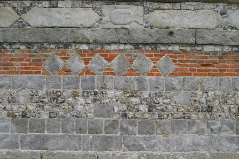 France, Haute Normandie, Seine Maritime, pays de Caux maritime, Saint-Aubin-sur-Mer, hameau du Mesnil, architecture polychrome, construction traditionnelle, brique et gres, hortensisas,