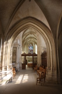 France, Haute Normandie, Seine maritime, arques la bataille, eglise notre dame de l'assomption, voutes, ogives,