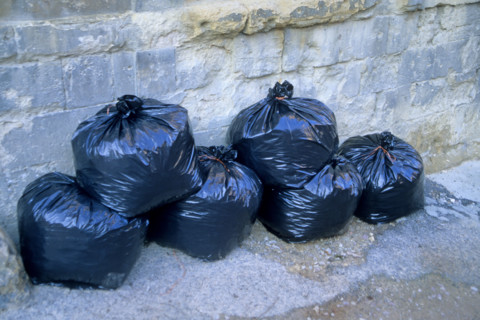 France, environnement, developpement durable, pollution, dechets, decharge sauvage, sacs poubelle, detritus,