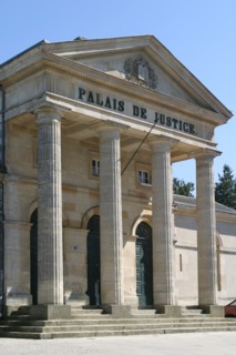 France, Basse Normandie, orne, domfront, palais de justice, institution, tribunal,