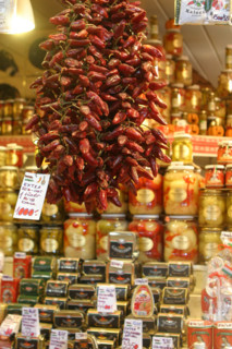 europe, Hongrie, budapest, marche couvert, halle centrale
vasarcsarnok, gastronomie, piments, piments,