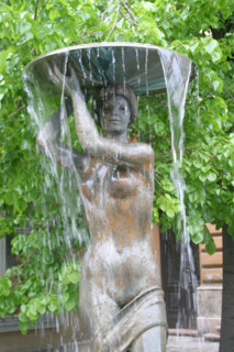 europe, fountain (tarnok utca