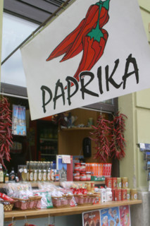europe, small tourist shop near the castle