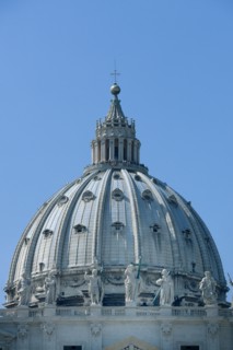 Italie, rome, vatican, basilique saint pierre, place saint pierre, dome,