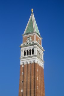 Italie, venise, place san marco, saint marc, statue, campanile, toit, tour, decor lion,
