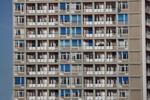 France, region nord, pas de calais, boulogne sur mer, port, immeuble, batiment, logement collectif, boulevard gambetta,
