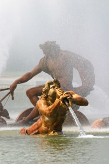 France, region ile de france, yvelines, versailles, parc du chateau, grandes eaux de versailles, spectacle, fontaines, jets d'eau, sculpture, statues, jets d'eau,