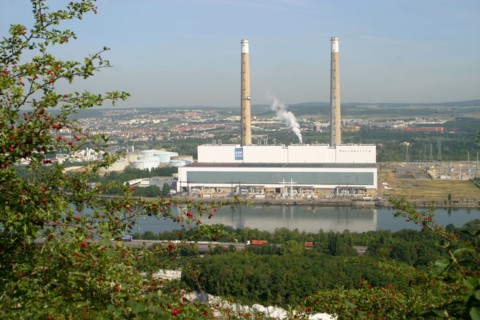 France, region ile de france, yvelines, porcheville, centrale electrique, thermique, seine, energie, edf, electricite, environnement, developpement durable,